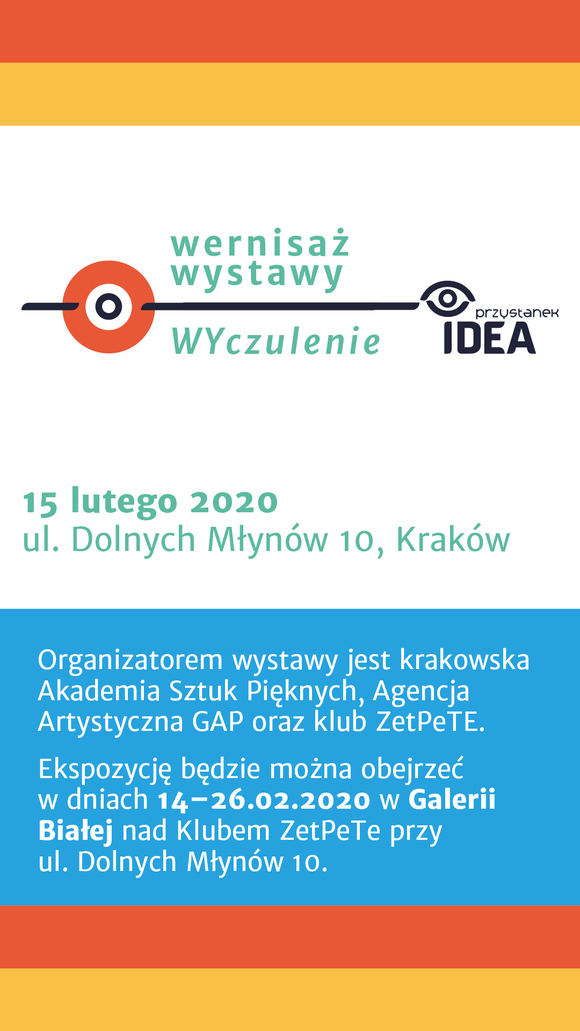 Przystanek IDEA banery wernisaz 580