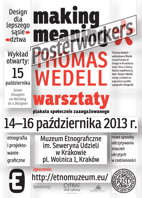 MEK Wedell workshops_plakat 