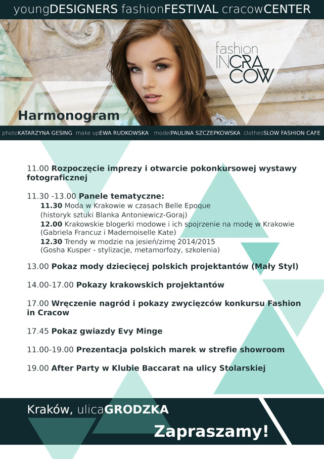 harmonogram fashioncracow