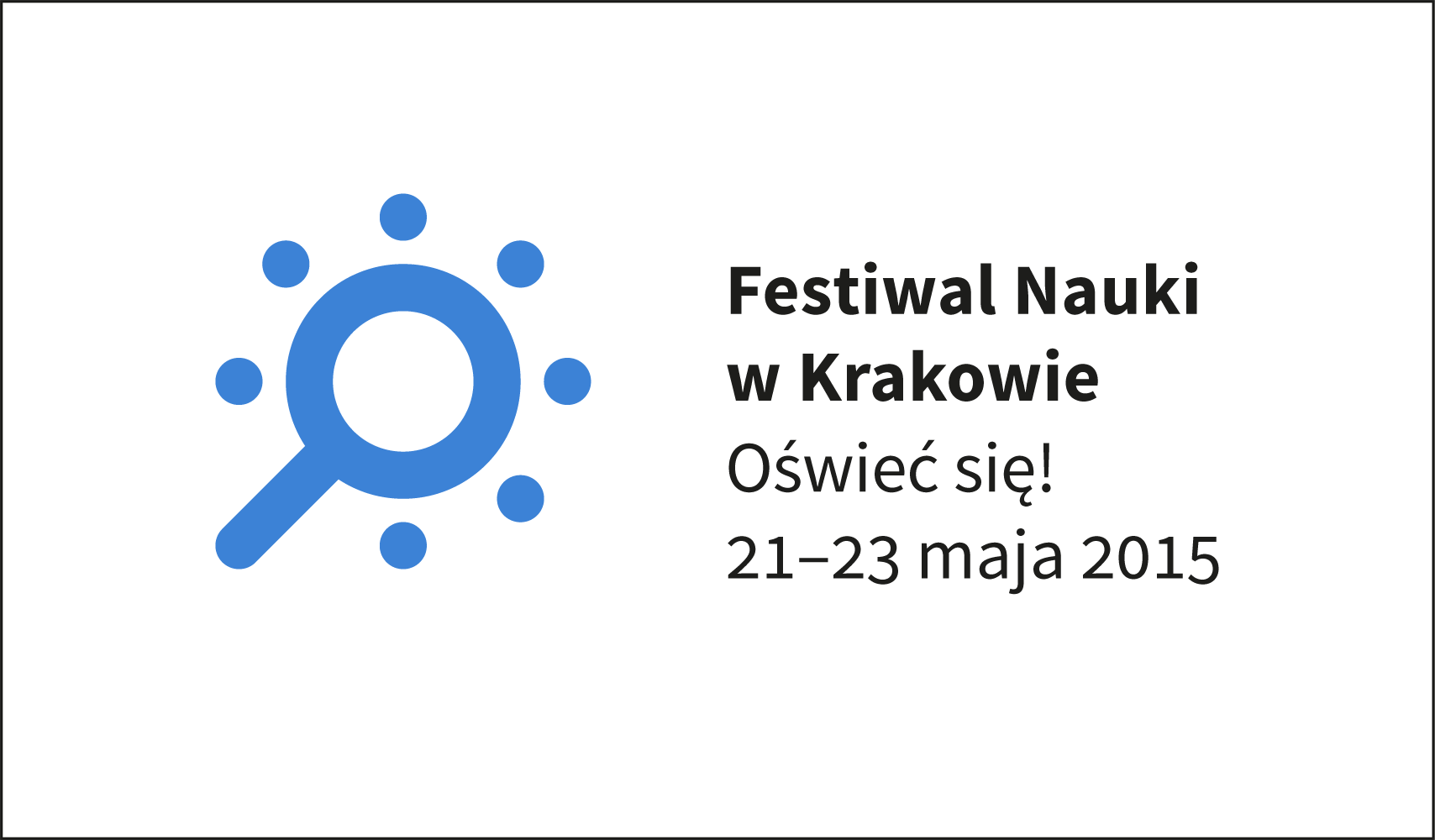 festiwal nauki logo Oskar Walczak